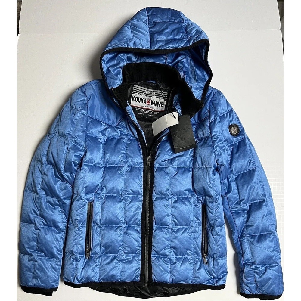 Canada Kouka Mine Warm Down Jacket Ski Snow Thick Hooded Puffer Coat Parka M